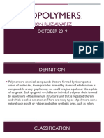 Biopolymers: Jhon Ruiz Alvarez