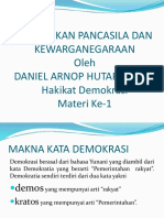 Materi 1 Hakikat Demokrasi