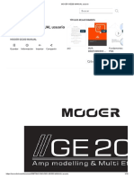 Mooer Ge200 Manual Usuario