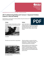 #20 Troubleshooting Belting and Conveyor Component Problems Related To Material Buildup