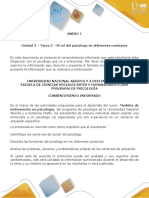 Anexo 1 - Tarea 2 - El rol del psicólogo en diferentes contextos.docx