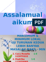 Maksimum Minimum Lokal