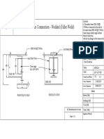 Beam To Beam Connection - Welded (Fillet Weld) : 150 ISLB 300 at 370N/m