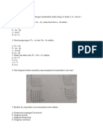 Soal Uts Matematika SMP Kelas 8