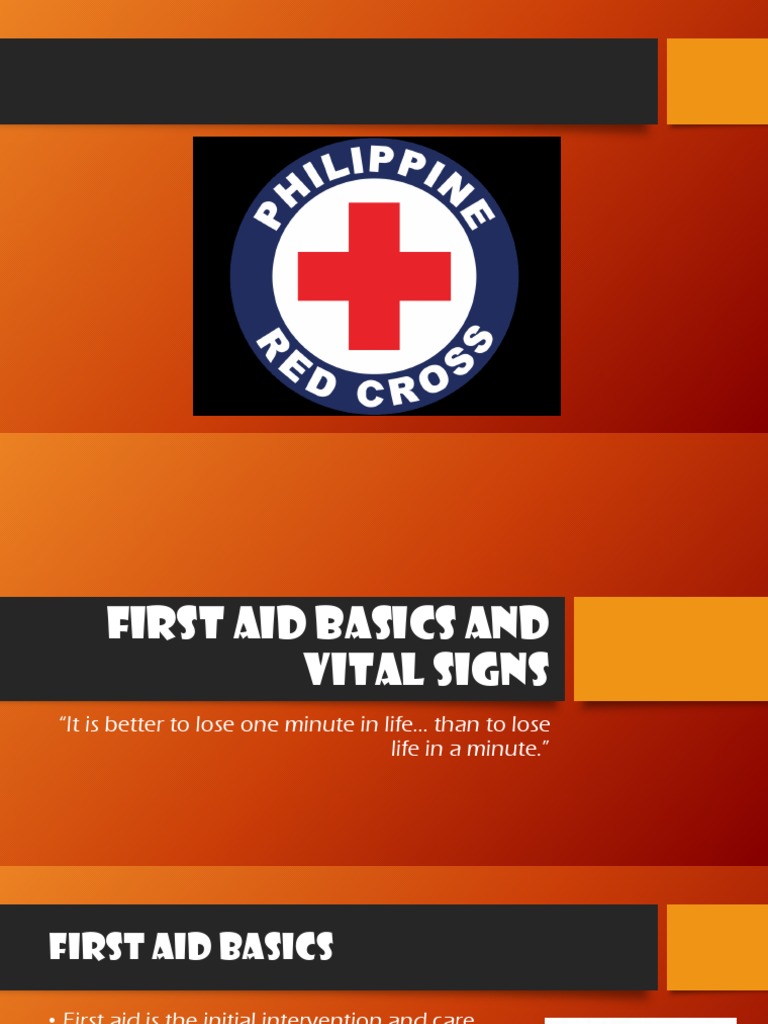 A Comprehensive Guide to First Aid Basics, Vital Signs Assessment, and the Roles and