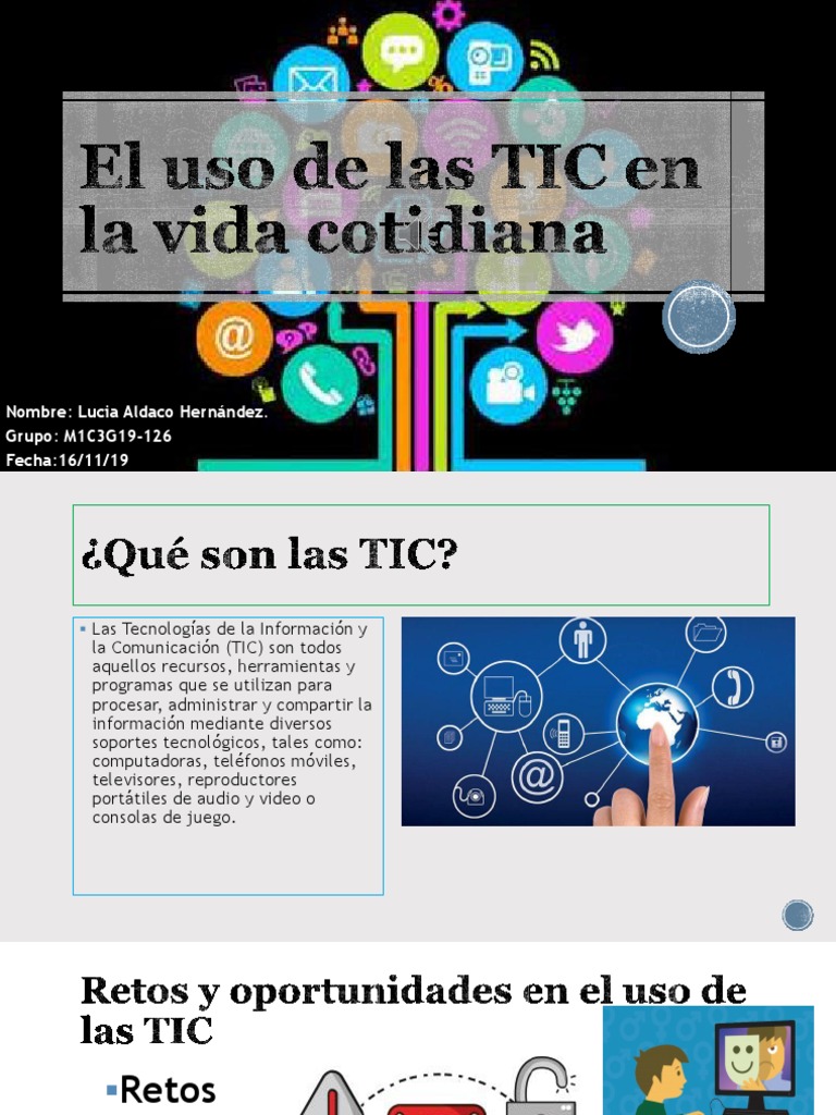 El Uso de Las TIC en La Vida-Lucy | PDF | Tecnología de información y ...