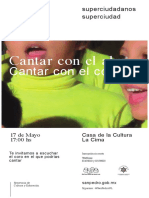 Poster promocional Concierto La cima