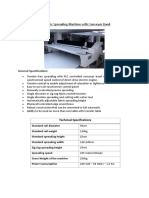 1.semi Automatic Fabric Spreading Machine With Conveyor Band