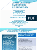 Criterios DX Reumatologia
