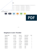 Employee Attendance Record: Shamol Kumar Roy 2019