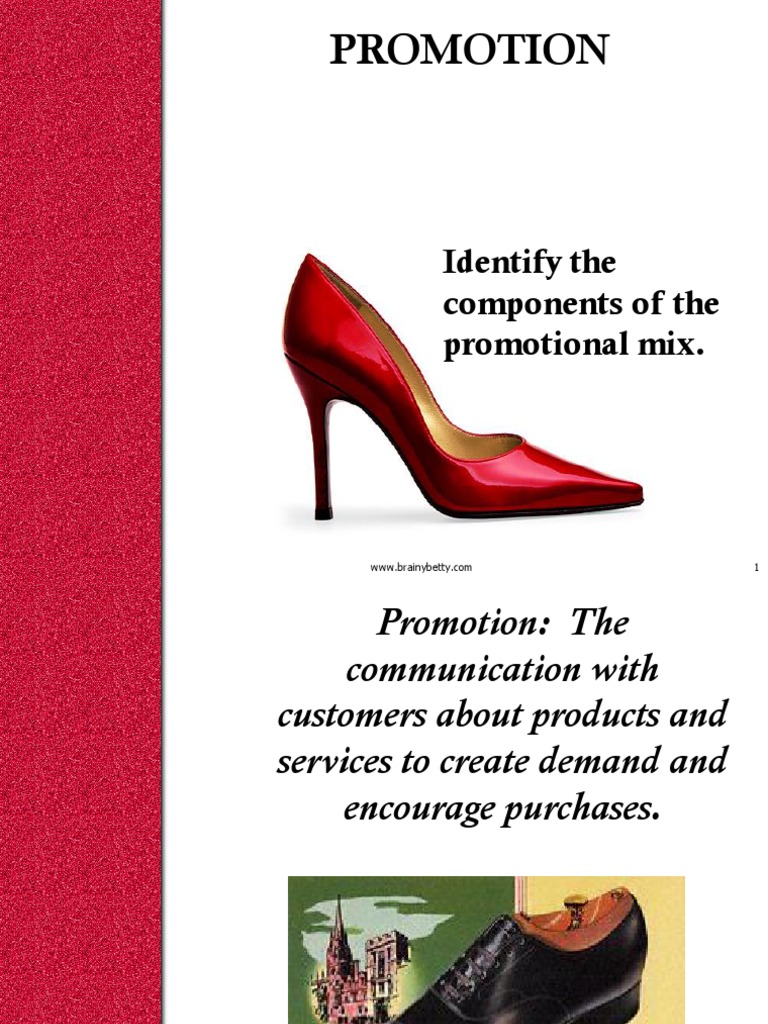 Understanding the Promotional Mix Components | PDF | Promotion ...