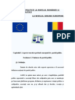 Referat-Partide Politice Romania vs. Partide Politice U.e.+ Partea A Doua