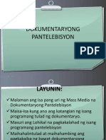 Dokumentaryong Pantelebisyon