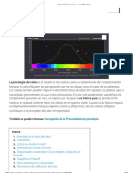 La Percepción Del Color - Psicología Básica PDF