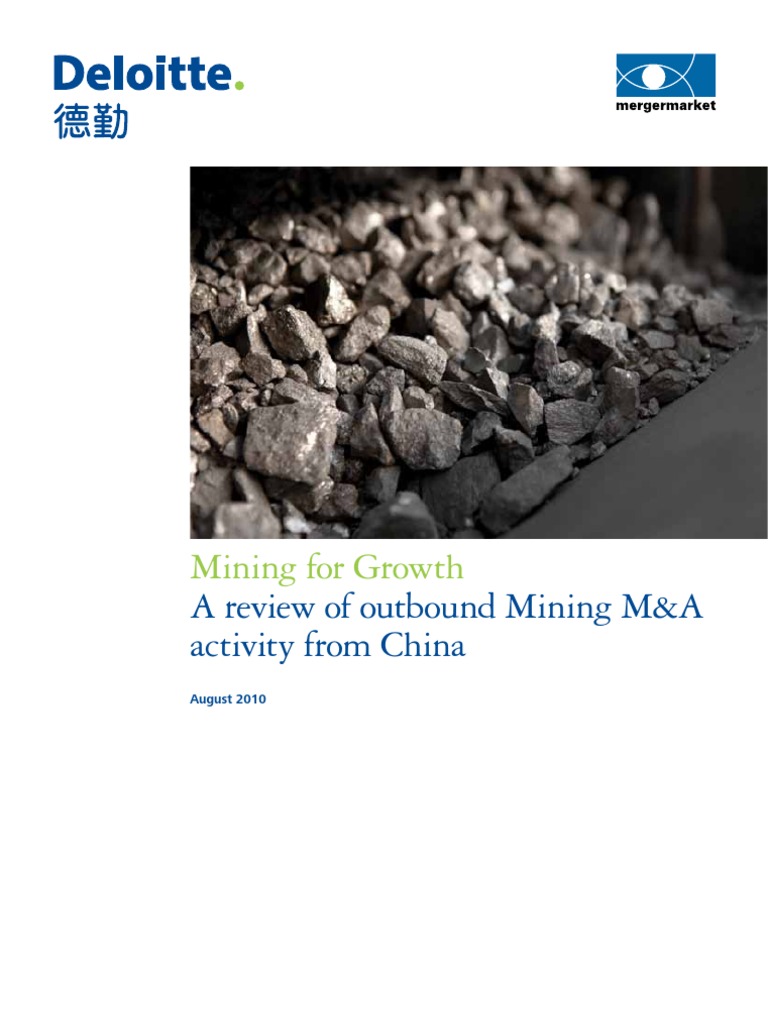 Deloitte MINING English | PDF | Mergers And Acquisitions | Private Equity