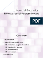 Advanced Industrial Electronics Project: Special-Purpose Motors