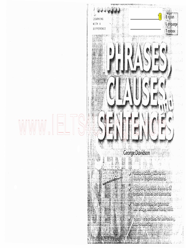 Phrases, Clauses and Sentences - George Davidson PDF | PDF | Phrase ...