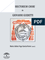 Giovanni Guidetti's Directorium Chori music manuscript
