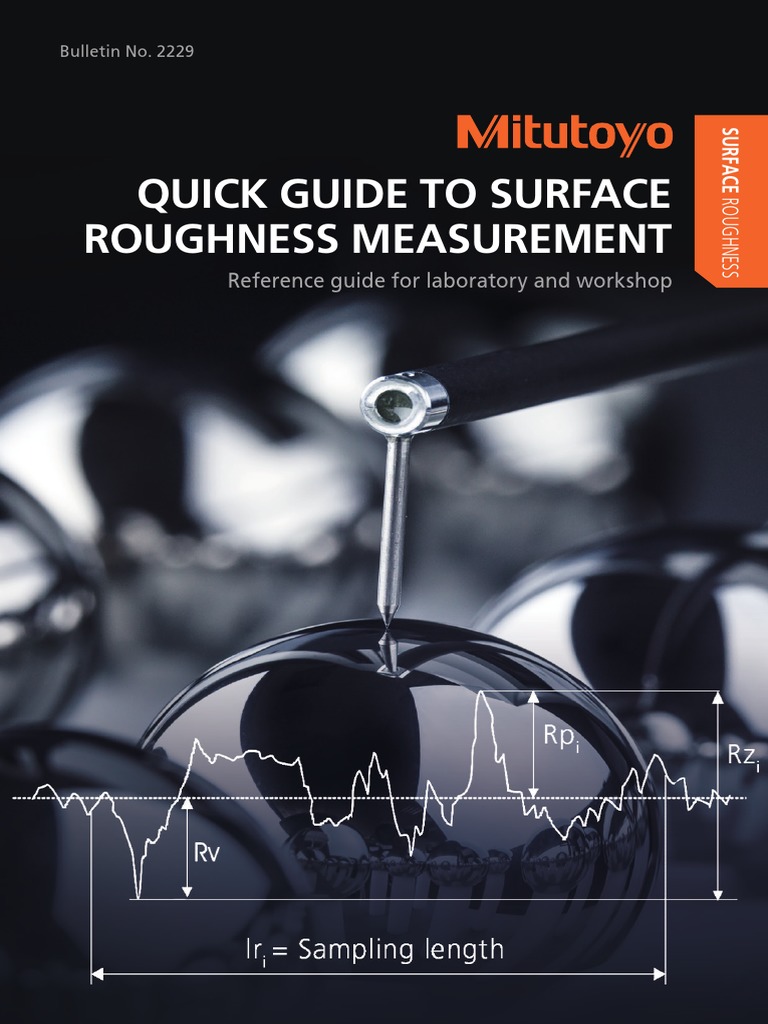 Quick Guide To Surface Roughness Measurement - Mitutoyo PDF | PDF ...