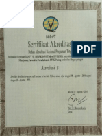 Sertifikat Akreditasi Prodi Manajemen UPI YPTK PADANG