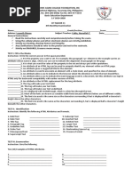 ICT Major 11 - 3rd Monthly Exam