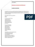 Tipos de auditoria y su relación con la informática