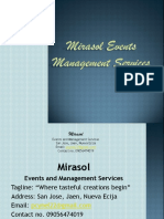 Events and Management Services