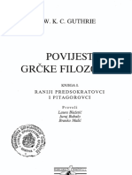 (I) W. K. C. Guthrie - Povijest Grčke Filozofije. Raniji predsokratovci i pitagorovci-Naklda Jurčić (2007).pdf