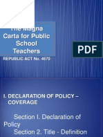 Magna Carta For Public School Teacher