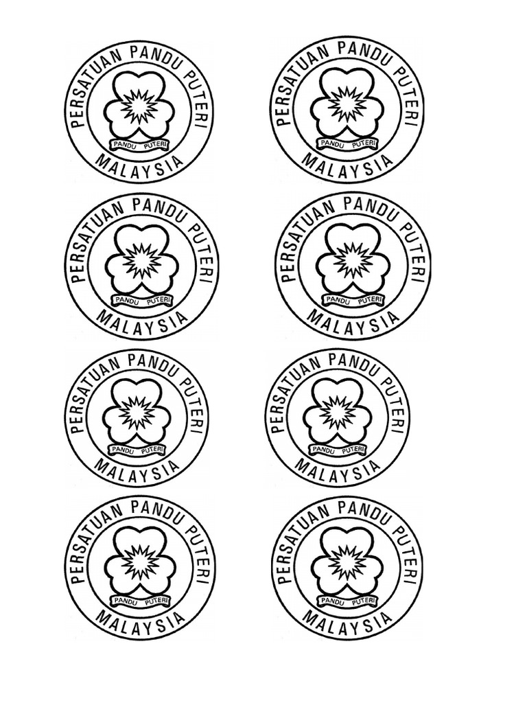 Logo Hitam Putih Pandu Puteri | PDF