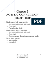 Ac To DC Conversion (Rectifier) : Power Electronics and Drives (Version 3-2003), Dr. Zainal Salam, 2003 1