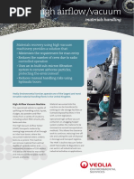 Sludge Removal Using High Airflow Vacuum Machine by Veolia