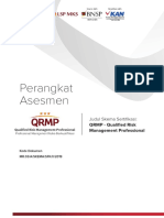 QRMP - Qualified Risk Management Professional Sertifikasi Skema Dokumen
