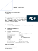 Formato de Informe A Juzgado Exps