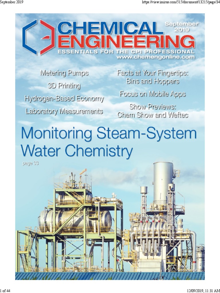 Chemical Engineering Insights - Sept 2019 | PDF