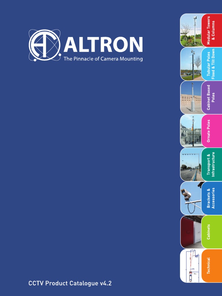 Altron CCTV Mounting Equipment Guide | PDF | Closed Circuit Television ...