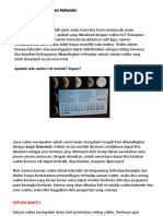 PERHITUNGAN WAKTU DAN KALENDER