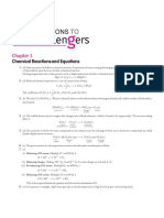 Solutions to chemical reaction challenges