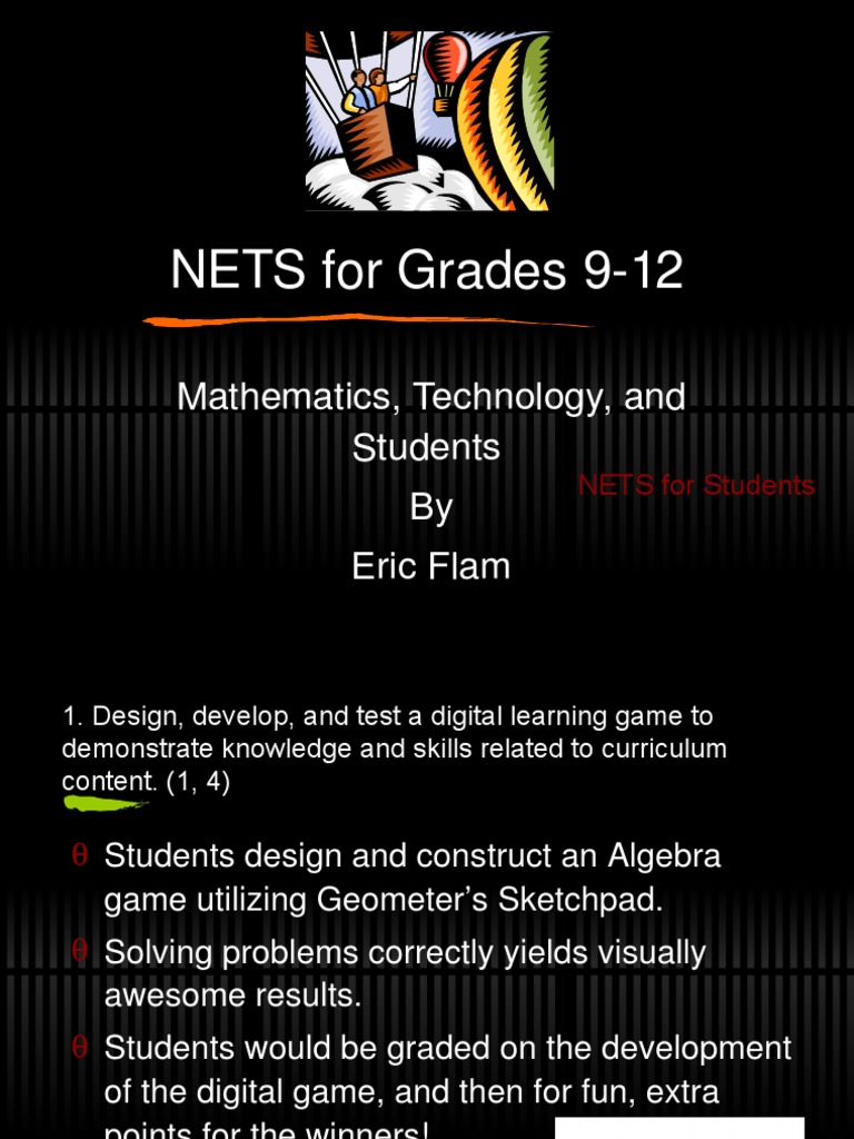 NETS For Grades 9 12: Mathematics, Technology, and Students by Eric ...
