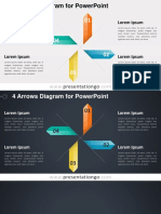 4 Arrows Diagram For Powerpoint: Presentationgo