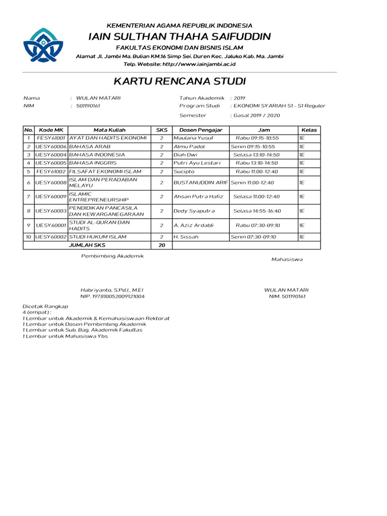 Contoh Sks | PDF
