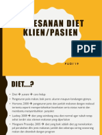 Pemesanan Diet Pasien