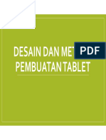 Desain Dan Metode Pembuatan Tablet PDF