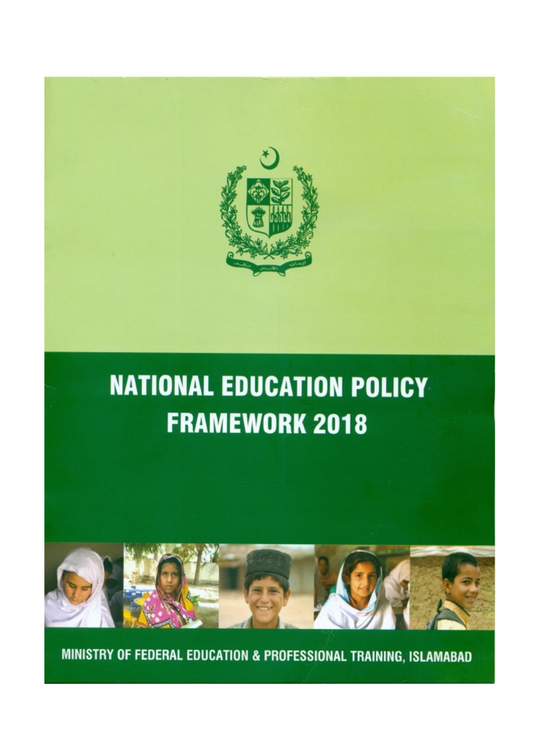 National Eductaion Policy Framework 2018 Final | PDF | Schools ...