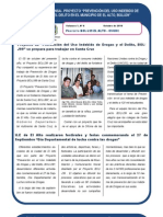 Proyecto BOL/J39 - El Alto - UNODC Boletín #6