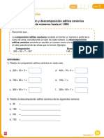 Composicion y Descomposicion Hasta El 1000