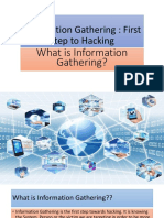 Information Gathering: First Step To Hacking