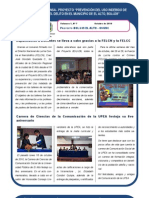 Proyecto BOL/J39 - El Alto - UNODC Boletín #7