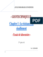 Sistance Au Cisaillement - Partie II