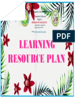 Learning Resource Plan: Division of Tangub City